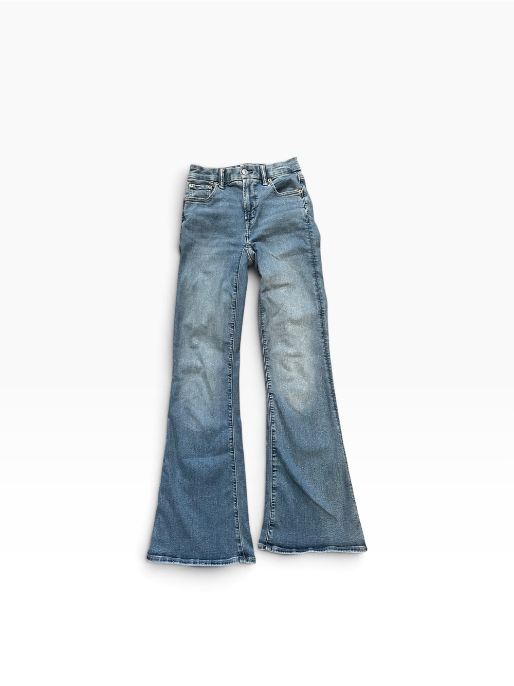 American Eagle Outfitters Light Blue Wide Leg Jeans